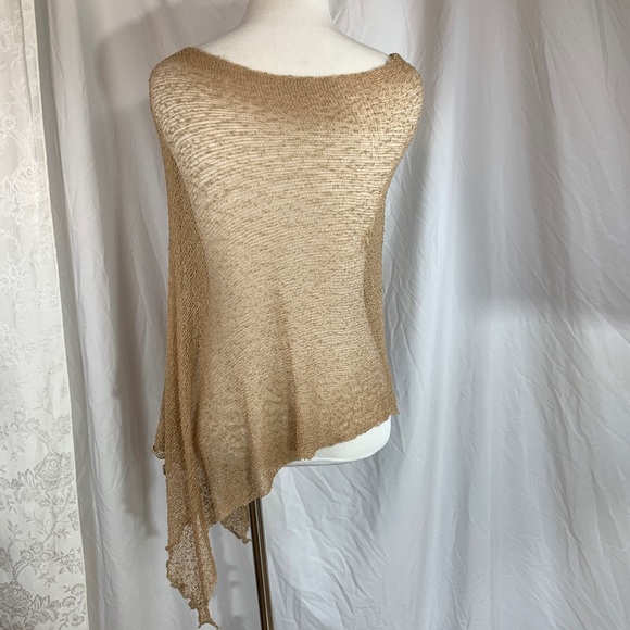 ✓ Princy’s Poncho EUC small medium beige - Picture 7 of 12